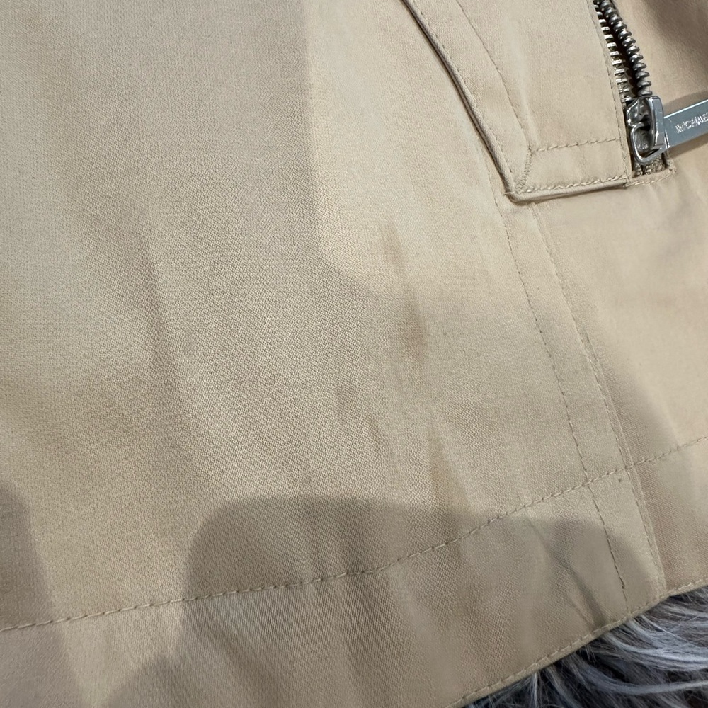 Michael Kors Beige Double-Breasted Trench Coat - Picture 6 of 10